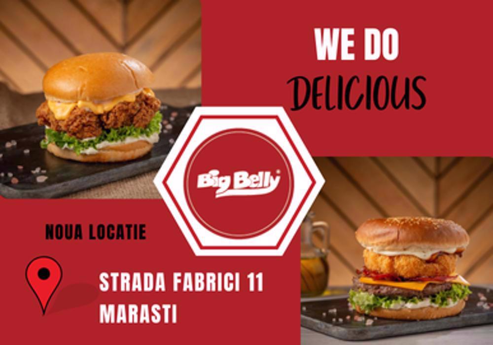 Big Belly se extinde în Cluj-Napoca: Gusturi noi și o locatie fresh pe Strada Fabricii 11