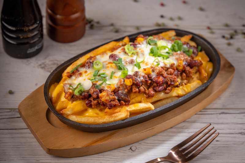 Cheese Fries with Chilli con Carne