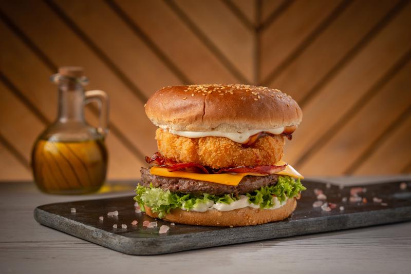 Mac and Cheese Burger