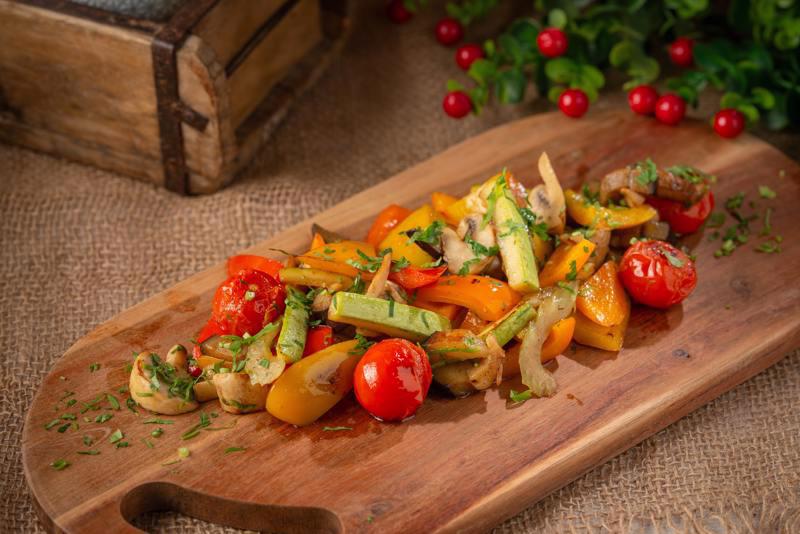 Pan-fried vegetables