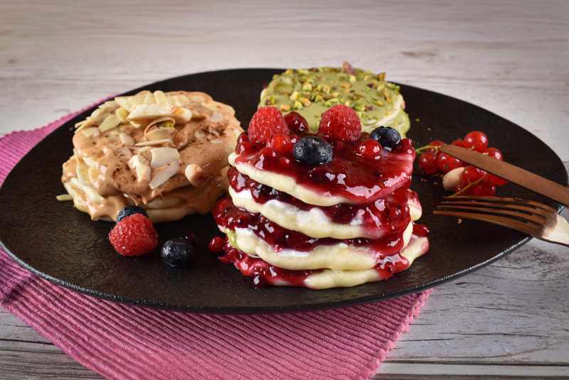 Pancakes cu Fructe de Pădure